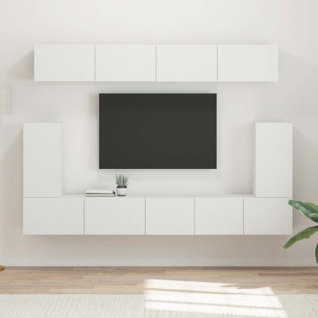 Conjunto de mueble de TV 5 pcs Madera de ingeniería en Muebles TV | Comprar online en Foru.es