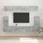 Conjunto de mueble de TV 5 pcs Gris Concreto en Muebles TV | Comprar online en Foru.es