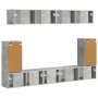 Conjunto de mueble de TV 5 pcs Gris Concreto en Muebles TV | Comprar online en Foru.es