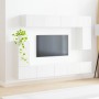 Conjunto de mueble de TV 5 pcs brillante Madera de ingeniería en Muebles TV | Comprar online en Foru.es