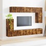 Conjunto de mueble de TV 5 pcs Roble ahumado en Muebles TV | Comprar online en Foru.es