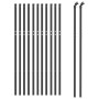 Cerca de alambre gris antracita 1x25 m de vidaXL, Paneles de vallas - Ref: Foro24-153961, Precio: 142,28 €, Descuento: %