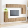 Conjunto de mueble de TV 5 pcs Roble artesanal en Muebles TV | Comprar online en Foru.es