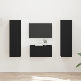 3 pcs Negro en Muebles TV | Comprar online en Foru.es