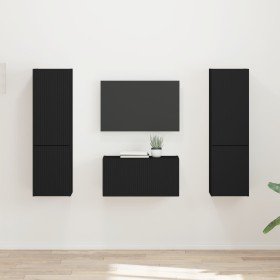 3 pcs Negro en Muebles TV | Comprar online en Foru.es