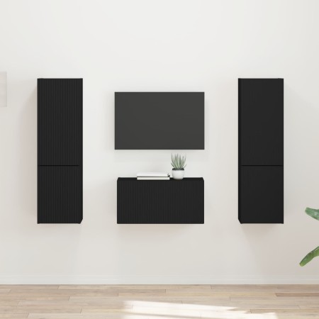 3 pcs Negro en Muebles TV | Comprar online en Foru.es