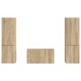 3 pcs Roble Sonoma en Muebles TV | Comprar online en Foru.es