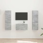 3 pcs Gris Concreto en Muebles TV | Comprar online en Foru.es