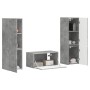 3 pcs Gris Concreto en Muebles TV | Comprar online en Foru.es