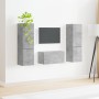 3 pcs Gris Concreto en Muebles TV | Comprar online en Foru.es