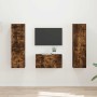3 pcs Roble ahumado en Muebles TV | Comprar online en Foru.es