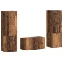3 pcs Madera envejecida en Muebles TV | Comprar online en Foru.es