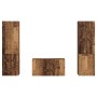 3 pcs Madera envejecida en Muebles TV | Comprar online en Foru.es