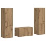 3 pcs Roble artesanal en Muebles TV | Comprar online en Foru.es