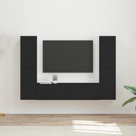 3 pcs Negro en Muebles TV | Comprar online en Foru.es