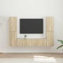 3 pcs Roble Sonoma en Muebles TV | Comprar online en Foru.es