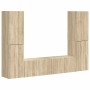 3 pcs Roble Sonoma en Muebles TV | Comprar online en Foru.es