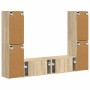 3 pcs Roble Sonoma en Muebles TV | Comprar online en Foru.es