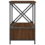 Mesita de noche madera de ingeniería marrón roble 50x41x65 cm de vidaXL, Mesitas de noche - Ref: Foro24-826091, Precio: 49,94...