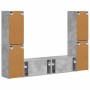 3 pcs Gris Concreto en Muebles TV | Comprar online en Foru.es