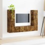 3 pcs Roble ahumado en Muebles TV | Comprar online en Foru.es