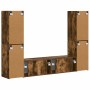 3 pcs Roble ahumado en Muebles TV | Comprar online en Foru.es