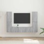 3 pcs Gris Sonoma en Muebles TV | Comprar online en Foru.es