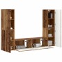 3 pcs Madera envejecida en Muebles TV | Comprar online en Foru.es