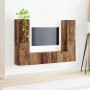 3 pcs Madera envejecida en Muebles TV | Comprar online en Foru.es