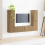 3 pcs Roble artesanal en Muebles TV | Comprar online en Foru.es