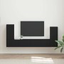 4 pcs Negro en Muebles TV | Comprar online en Foru.es