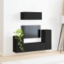 4 pcs Negro en Muebles TV | Comprar online en Foru.es