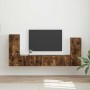 4 pcs Roble ahumado en Muebles TV | Comprar online en Foru.es