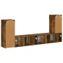4 pcs Roble ahumado en Muebles TV | Comprar online en Foru.es
