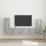 4 pcs Gris Sonoma en Muebles TV | Comprar online en Foru.es