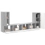 4 pcs Gris Sonoma en Muebles TV | Comprar online en Foru.es