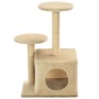Rascador para gatos con poste de sisal 60 cm beige de vidaXL, Mobiliario para gatos - Ref: Foro24-170519, Precio: 36,51 €, De...