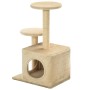 Rascador para gatos con poste de sisal 60 cm beige de vidaXL, Mobiliario para gatos - Ref: Foro24-170519, Precio: 36,51 €, De...