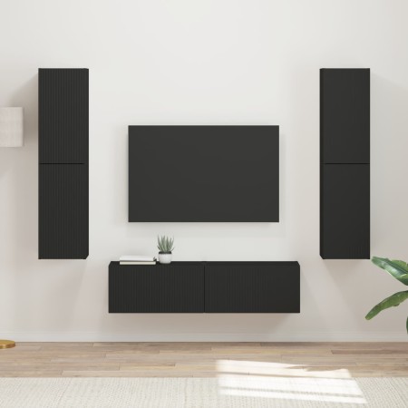 3 pcs Negro en Muebles TV | Comprar online en Foru.es