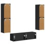 3 pcs Negro en Muebles TV | Comprar online en Foru.es