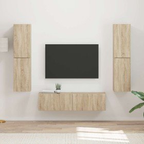 3 pcs Roble Sonoma en Muebles TV | Comprar online en Foru.es
