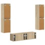 3 pcs Roble Sonoma en Muebles TV | Comprar online en Foru.es