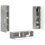 3 pcs Gris Concreto en Muebles TV | Comprar online en Foru.es