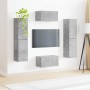 3 pcs Gris Concreto en Muebles TV | Comprar online en Foru.es