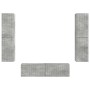 3 pcs Gris Concreto en Muebles TV | Comprar online en Foru.es