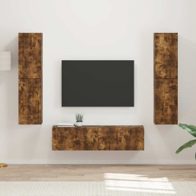 3 pcs Roble ahumado en Muebles TV | Comprar online en Foru.es