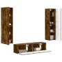 3 pcs Roble ahumado en Muebles TV | Comprar online en Foru.es