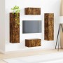 3 pcs Roble ahumado en Muebles TV | Comprar online en Foru.es
