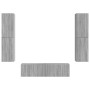 3 pcs Gris Sonoma en Muebles TV | Comprar online en Foru.es
