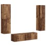 3 pcs Madera envejecida en Muebles TV | Comprar online en Foru.es